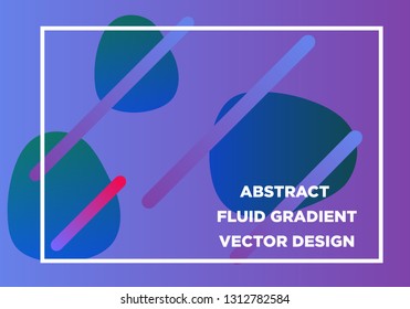 Abstract Fluid creative templates, cards, color covers set. Geometric design, liquids, shapes. Trendy vector collection. - Vector
