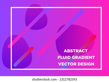 Abstract Fluid creative templates, cards, color covers set. Geometric design, liquids, shapes. Trendy vector collection. - Vector
