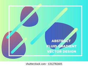 Abstract Fluid creative templates, cards, color covers set. Geometric design, liquids, shapes. Trendy vector collection. - Vector