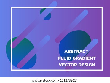 Abstract Fluid creative templates, cards, color covers set. Geometric design, liquids, shapes. Trendy vector collection. - Vector