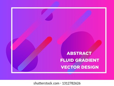 Abstract Fluid creative templates, cards, color covers set. Geometric design, liquids, shapes. Trendy vector collection. - Vector