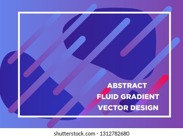 Abstract Fluid creative templates, cards, color covers set. Geometric design, liquids, shapes. Trendy vector collection. - Vector