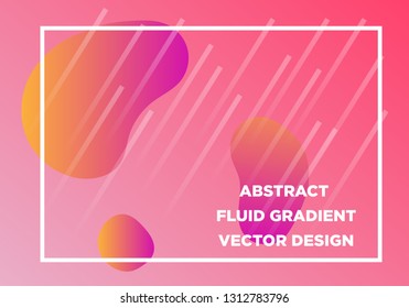 Abstract Fluid creative templates, cards, color covers set. Geometric design, liquids, shapes. Trendy vector collection. - Vector