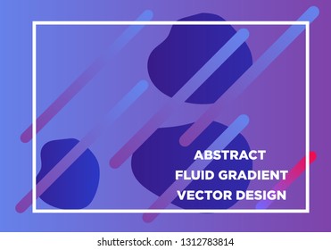 Abstract Fluid creative templates, cards, color covers set. Geometric design, liquids, shapes. Trendy vector collection. - Vector