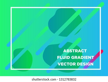 Abstract Fluid creative templates, cards, color covers set. Geometric design, liquids, shapes. Trendy vector collection. - Vector