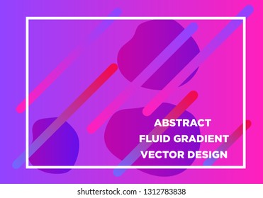 Abstract Fluid creative templates, cards, color covers set. Geometric design, liquids, shapes. Trendy vector collection. - Vector
