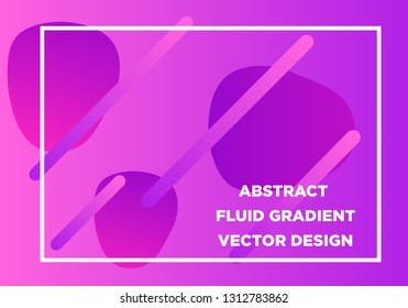 Abstract Fluid creative templates, cards, color covers set. Geometric design, liquids, shapes. Trendy vector collection. - Vector