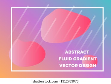 Abstract Fluid creative templates, cards, color covers set. Geometric design, liquids, shapes. Trendy vector collection. - Vector