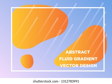 Abstract Fluid creative templates, cards, color covers set. Geometric design, liquids, shapes. Trendy vector collection. - Vector