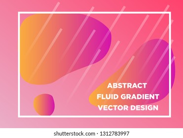 Abstract Fluid creative templates, cards, color covers set. Geometric design, liquids, shapes. Trendy vector collection. - Vector