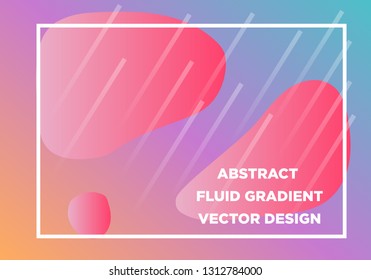 Abstract Fluid creative templates, cards, color covers set. Geometric design, liquids, shapes. Trendy vector collection. - Vector