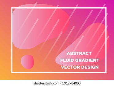 Abstract Fluid creative templates, cards, color covers set. Geometric design, liquids, shapes. Trendy vector collection. - Vector