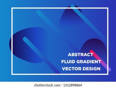 Abstract Fluid creative templates, cards, color covers set. Geometric design, liquids, shapes. Trendy vector collection. - Vector
