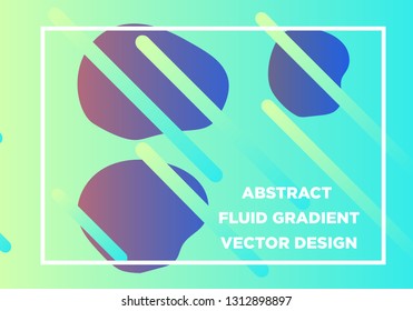 Abstract Fluid creative templates, cards, color covers set. Geometric design, liquids, shapes. Trendy vector collection. - Vector