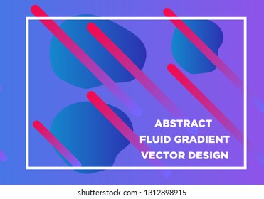 Abstract Fluid creative templates, cards, color covers set. Geometric design, liquids, shapes. Trendy vector collection. - Vector