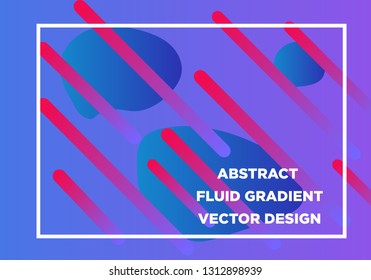 Abstract Fluid creative templates, cards, color covers set. Geometric design, liquids, shapes. Trendy vector collection. - Vector