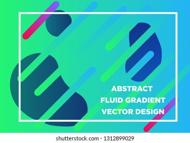 Abstract Fluid creative templates, cards, color covers set. Geometric design, liquids, shapes. Trendy vector collection. - Vector