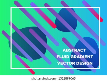 Abstract Fluid creative templates, cards, color covers set. Geometric design, liquids, shapes. Trendy vector collection. - Vector