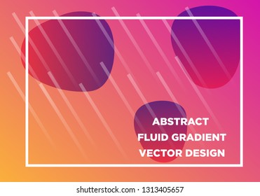 Abstract Fluid creative templates, cards, color covers set. Geometric design, liquids, shapes. Trendy vector collection. - Vector