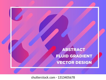 Abstract Fluid creative templates, cards, color covers set. Geometric design, liquids, shapes. Trendy vector collection. - Vector