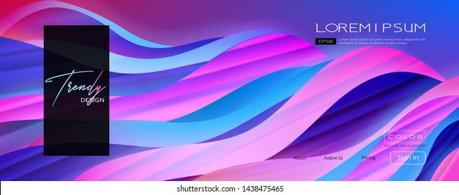 abstract Fluid creative templates, cards, color covers set. Geometric design, liquids, shapes. Trendy vector collection. Pastel and neon design, geometric fluid graphic shape, vector background. 