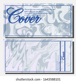 Abstract Fluid creative templates, cards, color covers set. Geometric design, liquids, shapes. Trendy vector collection.