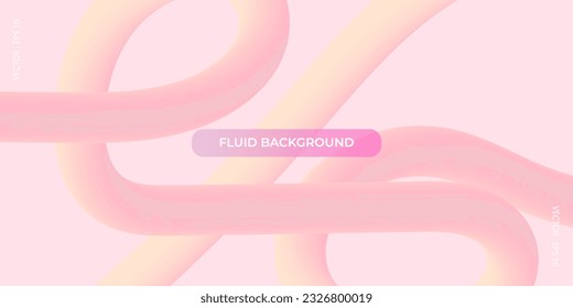 Abstract fluid curve. Gradient blend line, creative liquid colorful shapes and banner vector backgrounds