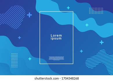 Fondo abstracto de diseño de líquido para su afiche, pancarta o calendario.