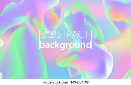 Abstract fluid design. Colorful wallpaper. Dynamic shapes. Vector illustration.
