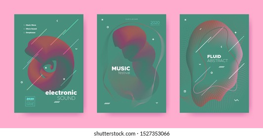Abstract Fluid Design. Music Party. House Dj Sound. Electronic Dance Event. Red Abstract Fluid Concept. Green Music Flyer. Techno Dj Sound. Electronic Dance Festival. Green Abstract Fluid Poster.
