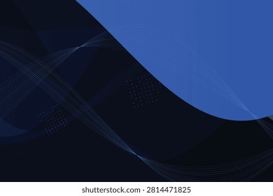 Abstract fluid dynamics with gradient blue and white light trails