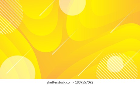 fondo geométrico de líquido abstracto con color naranja y amarillo