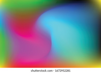 abstract of fluid ghost like movement of red light blue colors over black background used for wallpaper, presentation slide  adds beauty to the frame