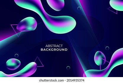 abstract fluid gradient background banner design. dynamic textured geometric elements design.