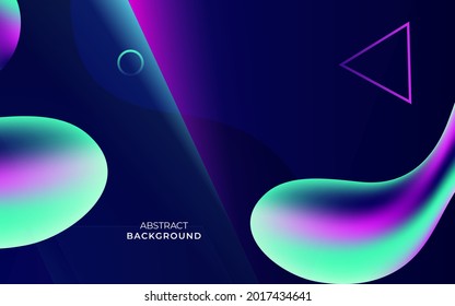 abstract fluid gradient background banner design. dynamic textured geometric elements design.