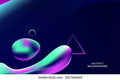 abstract fluid gradient background banner design. dynamic textured geometric elements design.