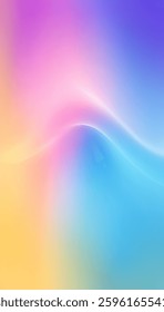 Abstract fluid gradient background with dreamy soft colors for modern design