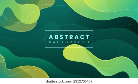 Abstract fluid gradient background modern design premium vector