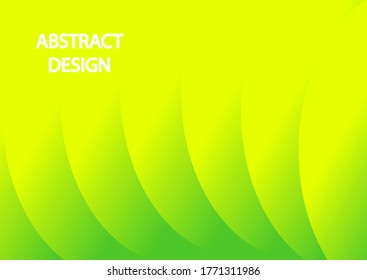 Abstract fluid gradient background pattern with a modern geometric dynamic style of movement. Green color. Suitable for brochures, covers, magazines, flyers, notebooks and postcards.