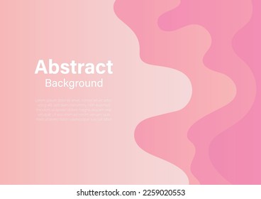 Resumen de fondo gradiente de fluido, color de gradiente rosado, plantilla de ilustración de fondo vectorial multicapa para sitio web, banner, afiche, fondo
