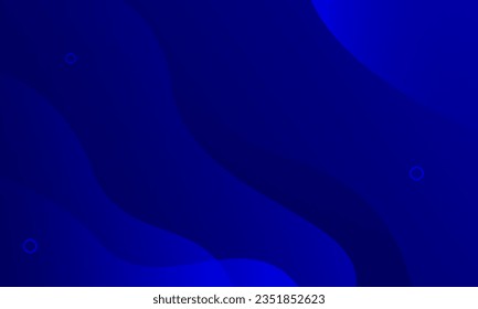 Abstract fluid gradient blue color background. Vector illustration