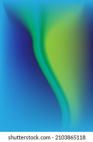 Abstract fluid gradient coloful background. blue,green and yellow template for brochure, flyer, cover, catalog, poster, backdrop. vector illustration. 