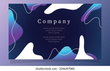 abstract fluid gradient color background vector design for landing page web background