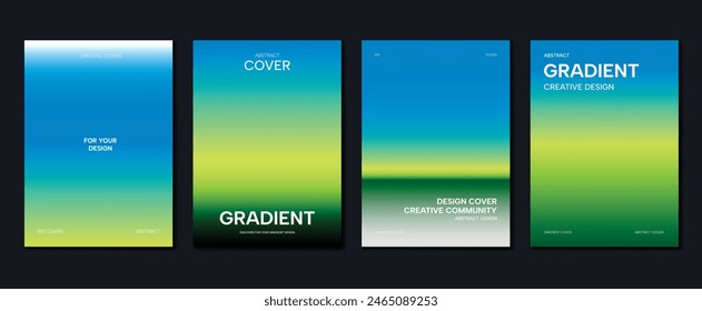 Abstract fluid gradient poster background vector. Minimalist style cover template with vibrant perspective, colorful and liquid color. Modern wallpaper design perfect for social media, card, flyer.