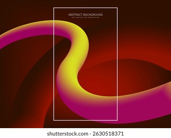 Abstract fluid gradient red color background design for decoration