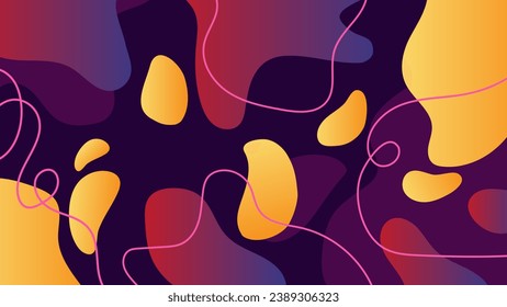 Abstract fluid gradient vector background