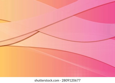 Abstract fluid gradients blending warm pinks and yellows with smooth curves
