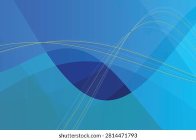 Abstract fluid gradients with curved blue halftone lines cyan