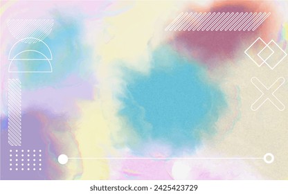 Fondo geométrico de gradiente de fluido abstracto para papel pintado, sitio web y presentación