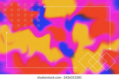 Abstract fluid grainy gradient geometric background for Wallpaper, Website and Presentation